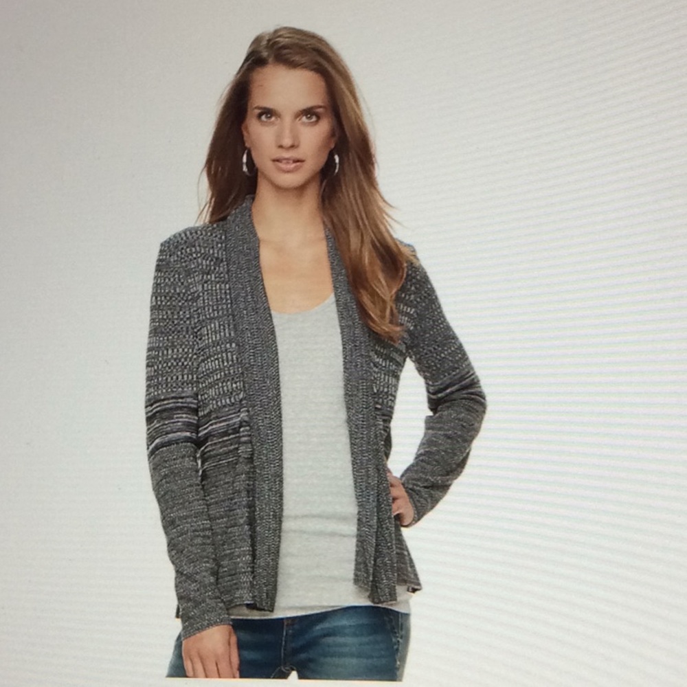 Apt 9 Peplum Open Front Cardigan